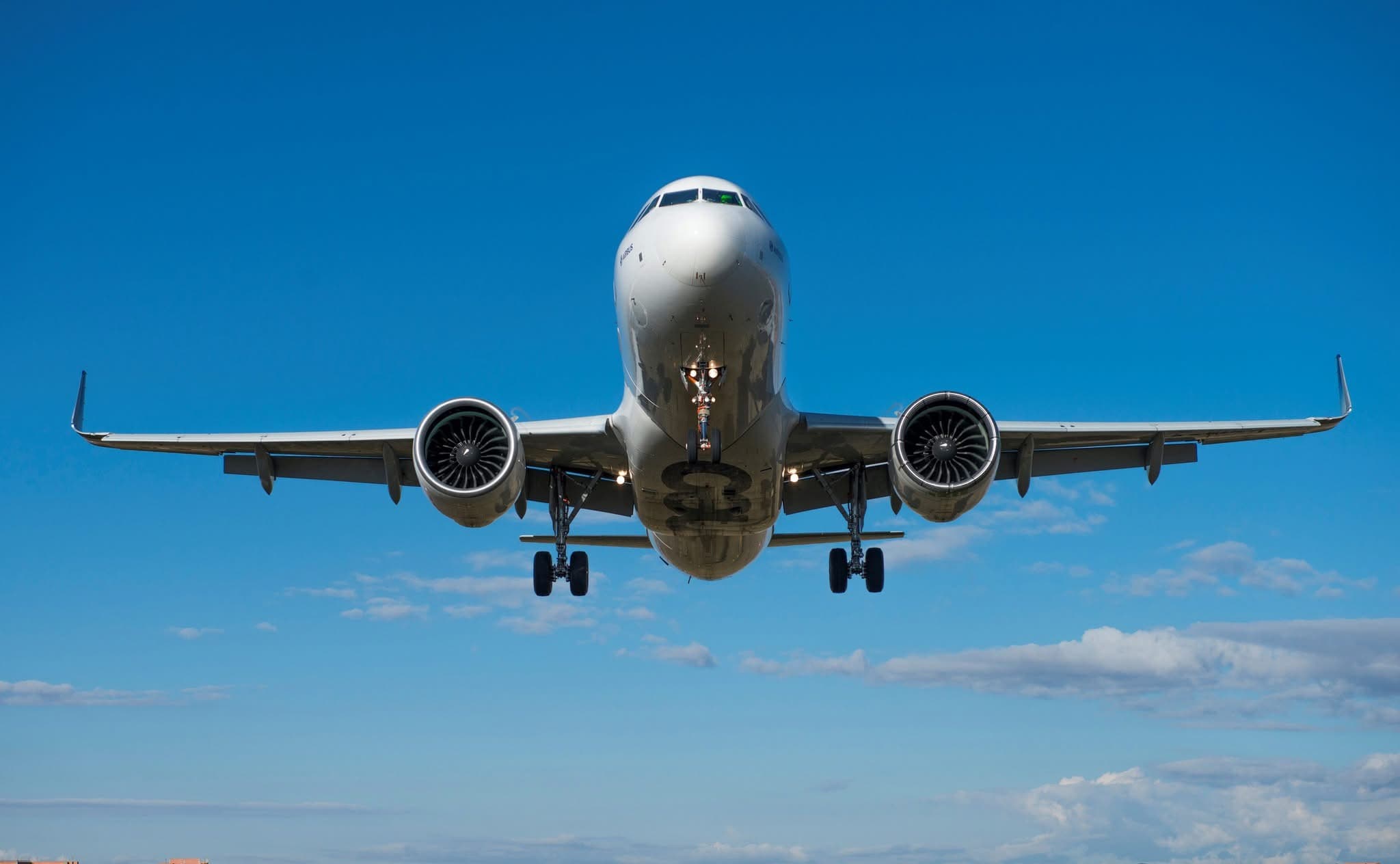Close-up of a LEAP1A engine on the tarmac